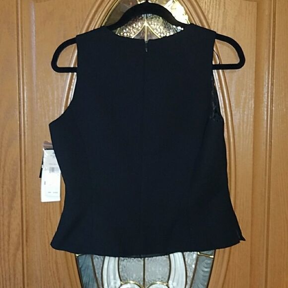 Studio I 2 pc business casual black pant suit size 10 NWT evening dinner party - Picture 7 of 8